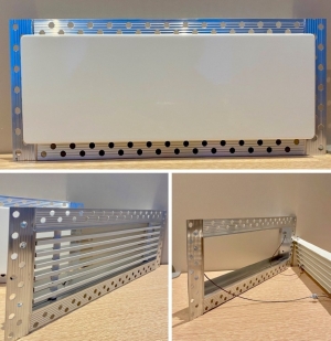 Дизайнерская съемная решетка для скрытого монтажа Brofer FUTURE-T 500x200